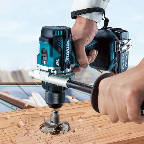 Nabíjecí vibrační vrtačka Makita 18V baterie/nabíječka/pouzdro se prodává samostatně HP486DZ modrá