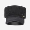 NORTHWOOD All Season Flat Top Hat Washed Distressed Retro Military Cap Men's Peaked Cap Outdoor Sun Hat for Men Trucker Hats