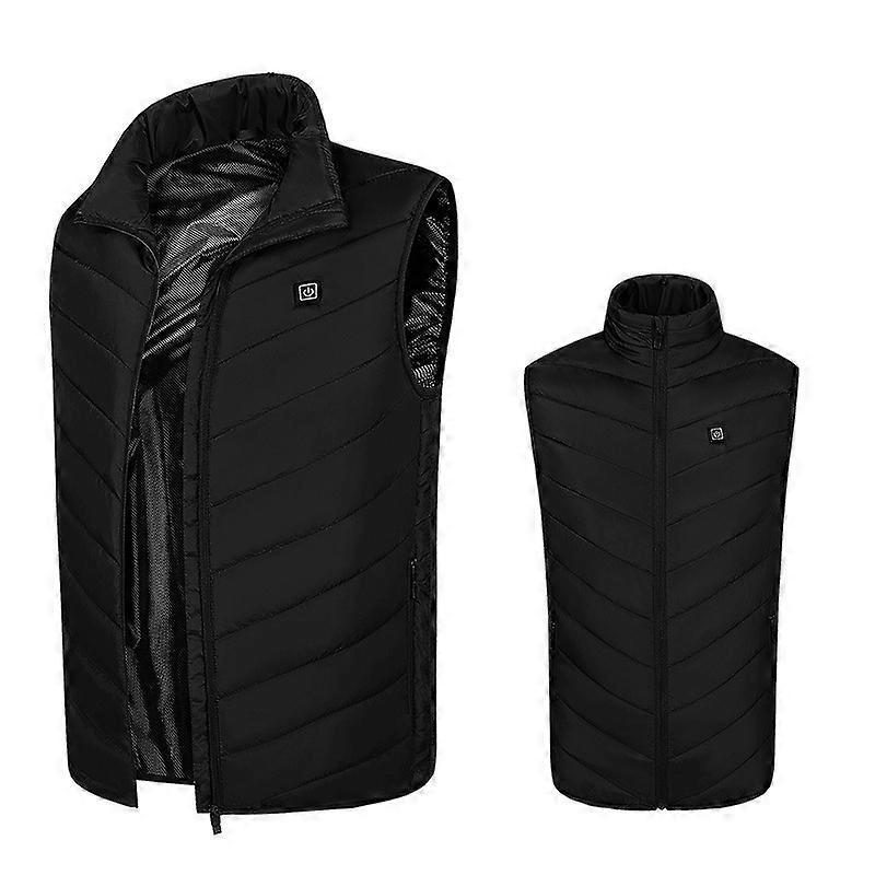 Men's upgraded heating vest, smart electric heating vest, rechargeable winter vest