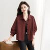 Sipai She Women's Petite Loose Lapel Jacket