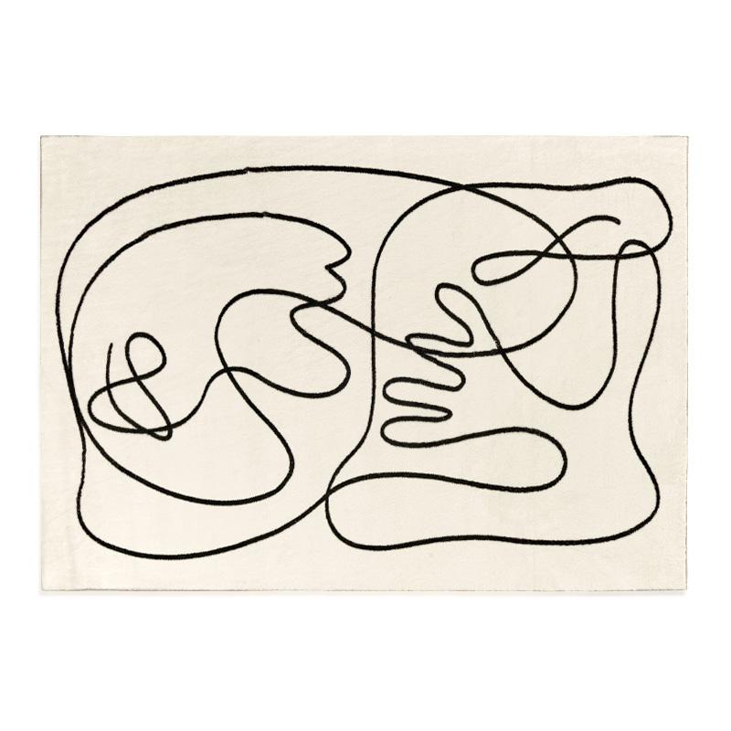 Nordic Style Living Room Decoration Carpet Home Large Area Rugs for Bedroom Fluffy Soft Cloakroom Rug Thickened Anti-skid Mat