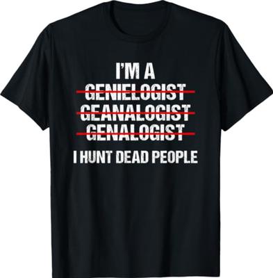 Genealogist Family Genealogy Tree Research Historian Lineage T-Shirt