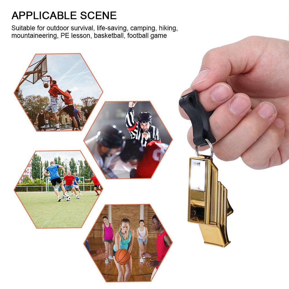 ABS Environmental High Pitch Football Basketball Sports Referee Whistle Outdoor Survival Tool Supply