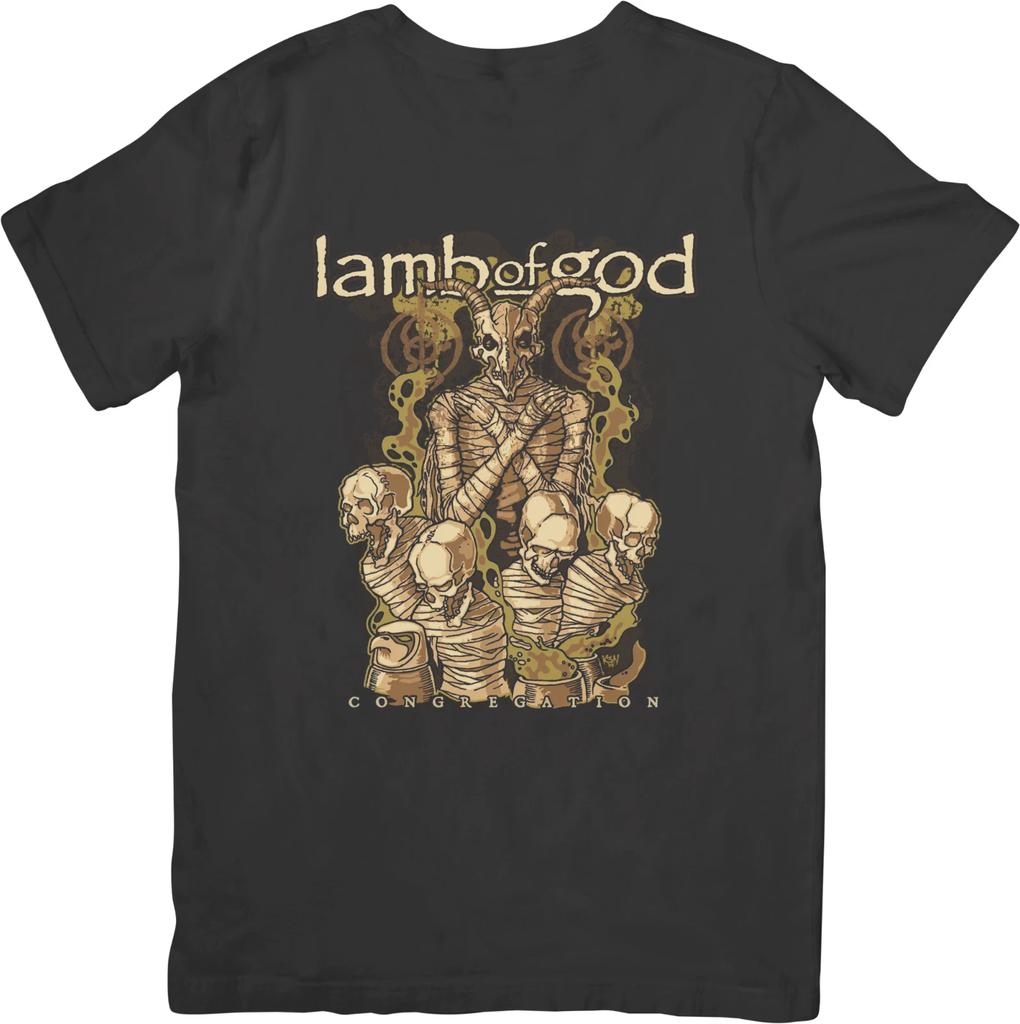 Lamb of God Music Unisex Fit for Men & Women Quality Cotton T-Shirt Black