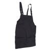 Küchenschürze Schwarze Schürze Polyester Taschen Verstellbarer Riemen Unisex Schürze für Zuhause Gewerblich Café Restaurants