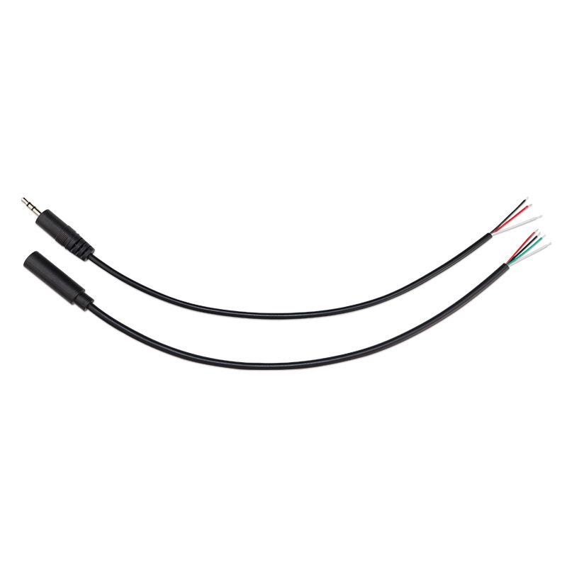 2.5mm Audio Cable with 3/4-pole Male/Female Connectors, Pure Copper 3/4-core Microphone Headphone Extension Cable