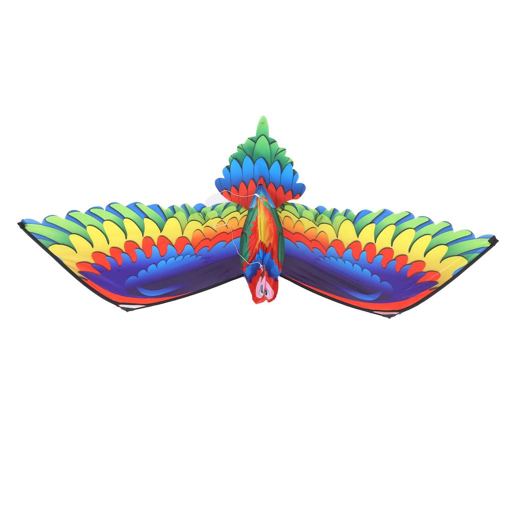 3D Papagei Großer Drachen für Kinder und Erwachsene Einfach zu montieren und zu fliegen Drachen für Familien-Outdoor-Spiele und Aktivitäten