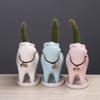 Ceramic Flower Pot Cartoon Animal Plant Flowerpot Balcony Desktop Decorations Cactus Succulent Planter Cute Cat Flowerpot
