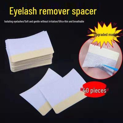 Wattepads zur Entfernung von Wimpernverlängerungen: Augenreizung vorbeugen, Klebstoff isolieren, Wimpernentfernungspflaster.