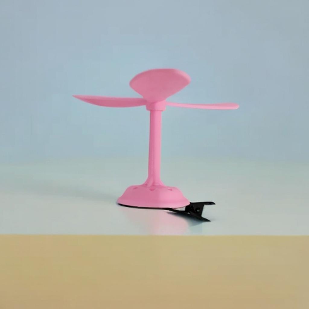 Lovely Hairclip for Party Windmill Copter Hair Pin for Adult Girl Fashion Duckbill Clip Nonslip Barrettes for Holiday