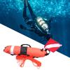 Inflatable Safety Float Scuba Diving Surface Marker Signal Float with Dive Flag 78LBS Maximum Bearing Weight Scuba Diving