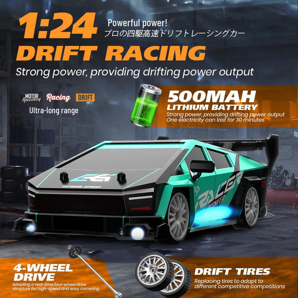 1:24 RC AE86 Drift Car – 4WD High-Speed Remote Control Racing Model
