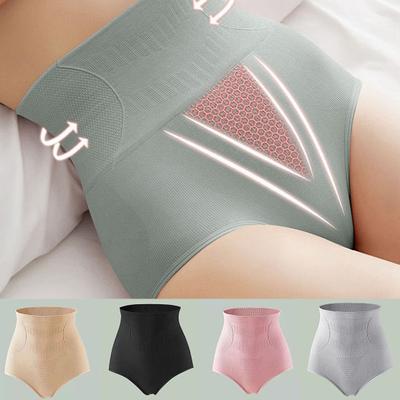 Damen-Slip mit hoher Taille, nahtlos, Bauchkontrolle, Hüftheber, Slips, Höschen, Shapewear für die Erholung nach der Geburt