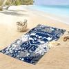 Geelong Cats Print Beach Towel, Large Soft Quick Dry Towel for Beach Camping Swimming