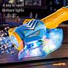 Cartoon Tomahawk Light Bubble Machine Electric Children's Toys Without Battery Without Bubble Water