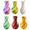 3D Printed Vase Decorative Spiral Flower Vase Modern Twisted Vase for Living Room, Shelf, Wedding & Dining Table Centerpiece, Farmhouse Home