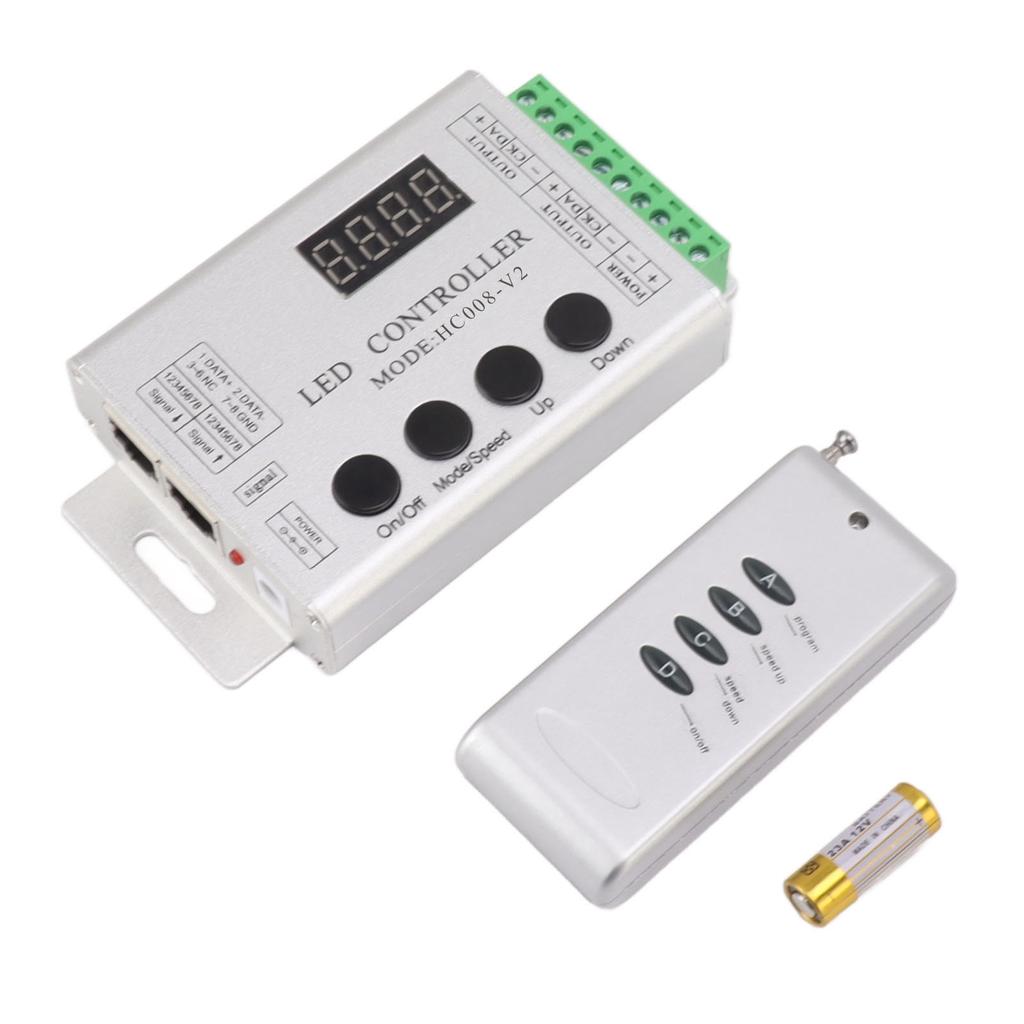 LED RGB Controller SPI Signal Light Strip Controller for 6803 1903 WS2811 WS2812B 5V To 24V