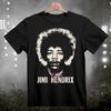 T-shirt Nera Unisex Classica Rock Band Jimi Hendrix