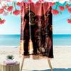 Rebel Spirit Road Beach Towel Beach Towel for Vacation Photos Soft Quick-drying Swim Towel Absorbent Bath Towel Outdoor Pool Towel Printing Comfort