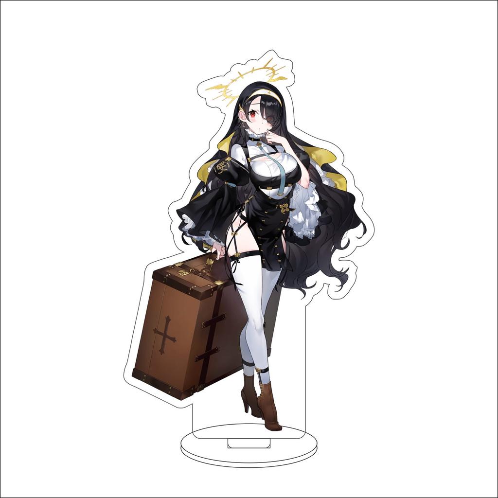 16CM Anime Blue Archive The Animation  Cosplay Acrylic Stand Ornaments Okusora Ayane Sorasaki Hina Figure Stand Halloween Gifts