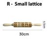 3D Pattern Flower Snowflake Rattan Wooden DIY Baking Tools Laser Engraved Christmas Embossed Rolling Pins Cookie Mold 2025