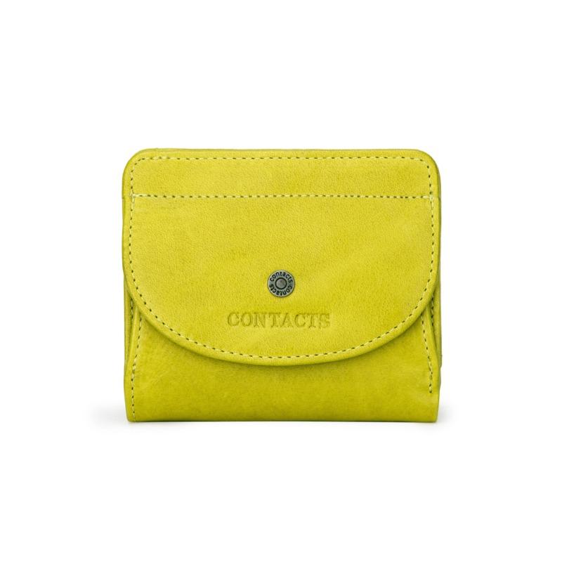 CONTACT'S Echtes Leder Frauen Brieftasche Mini Geldbörse Weibliche Portfel Karte Halter Frauen Geldbörsen