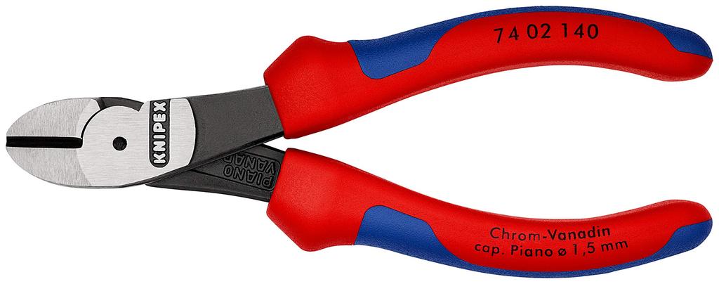 KNIPEX Diagonal Cutting Pliers Hard 7402-140 Heavy-Duty (for Wire) (SB)