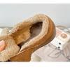 Winter new style children's shoes, Korean-style lamb wool girls' cotton shoes, fleece-lined warm closed-toe anti-kick furry shoes