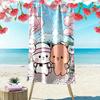 Bubu Dudu Print Strandtuch, Großes Weiches Schnelltrocknendes Handtuch für Strand Camping Schwimmen