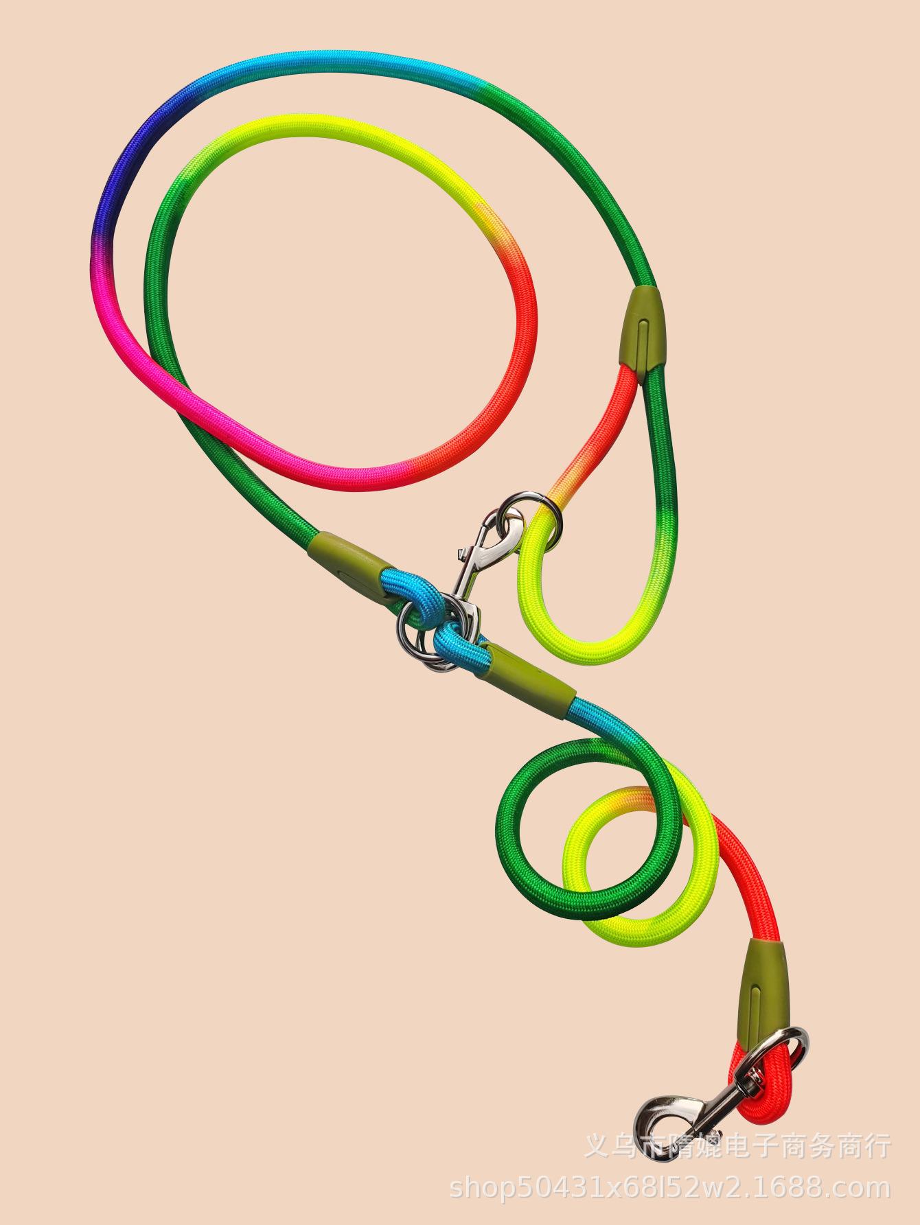 

Светоотражающий поводок для собак Нейлоновый поводок для домашних животных, не требующий вытягивания, без помощи рук, ошейник для щенков, аксессуары для домашних животных, аксессуары для чихуахуа Length 230CM разноцветный