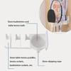 Racket Storage Rack Non Perforated Door Rear Rack Home Storage Hanging Shelf No Hole Hanging Shelf