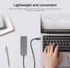 Multifunction 5 in 1 USB-C Docking Station with 4K HDTV USB3.0 5V Charging Aluminum Alloy Laptop & Phone Hub Adapter in Stock