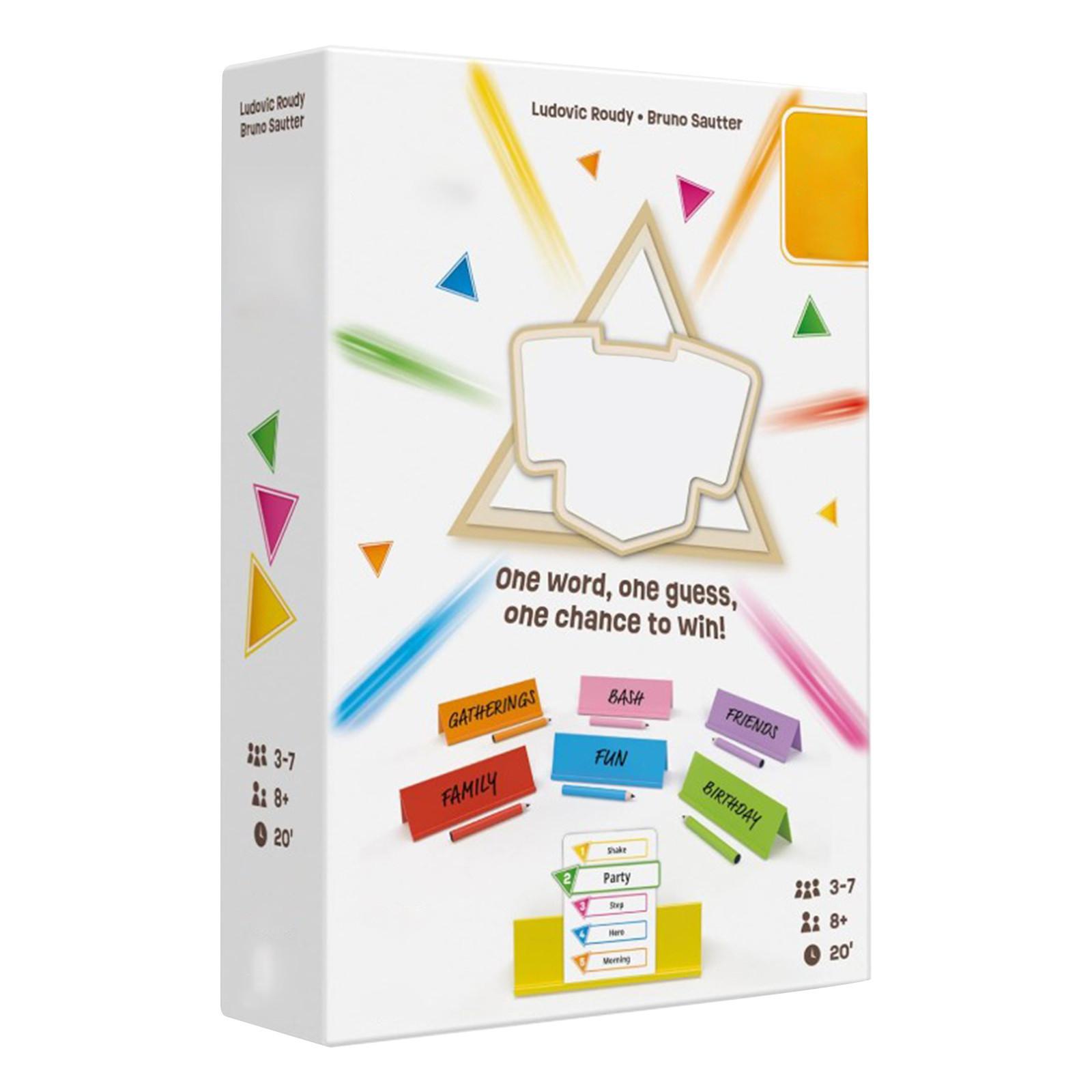 

Кооперативная игра в угадывание секретного слова для семьи и друзей, детей и взрослых, возраст 8+, 3-7 игроков, 15 минут One Size