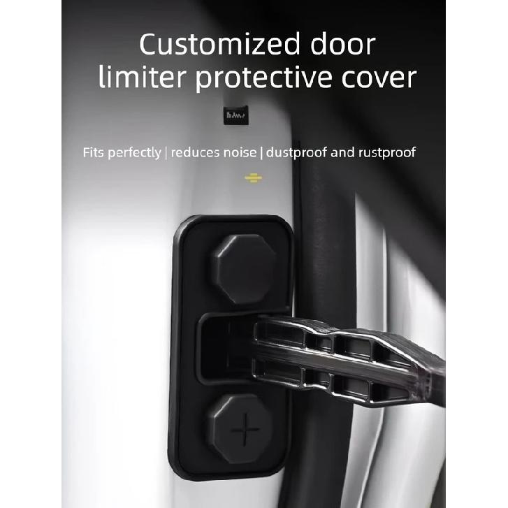 4Pcs of Car Accessories Silicone Door Limiter Cover Protective Cover Suitable for Avatr 06 07 11 12