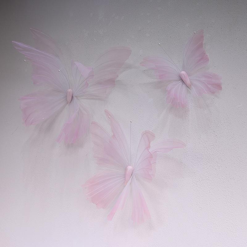 3D Painted Butterfly Wedding Backdrop with Scenery and Props for Photography and Décor