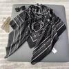 Modischer quadratischer Fransen-Schal Kaschmir Winter Warm Schals Damen Wolle Pashmina Poncho Designer Handgemacht Taschentuch Umhang 53 Zoll