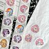 500pcs/Roll Cartoon My Little Pony Stickers Kawaii Diy Pvc Laptop Decals Decoration DIY Laptop Phone Diary Cute Sticker