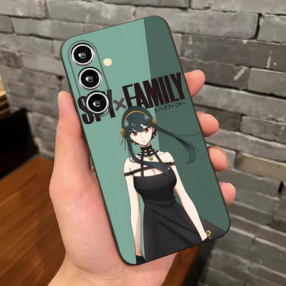 

S-Spy X Family Phone Case For Samsung A25 A13 A33 5G A54 A36 A35 A56 A52 A14 Shockproof Soft Cover Samsung A12 4G
