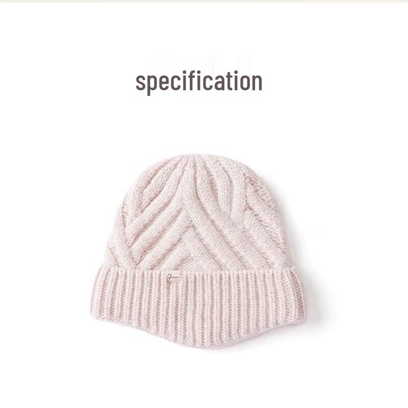 JIUMU Women's Pure Wool Winter Beanie Hat