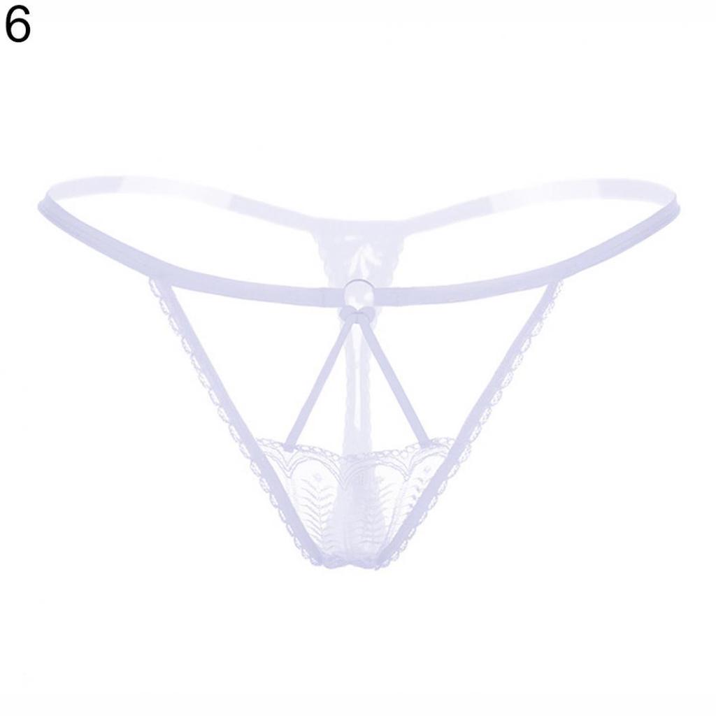 Yousheng Sexy Lace Strap G-String Hollow Out Elastic Thong Underwear Female's Love Toy
