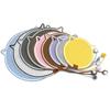 Portable Round Cat Scratcher Woven Cotton Rope Pet Rest Mat Durable and Scratch Resistant with Ball Cat Toys Kitten Supplies