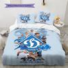 FC Dynamo Kyiv  Pattern Bedding Quilt Set Quilt Cover Pillowcase Home Decoration Birthday Gift (1 * Duvet Cover + 2 * Pillowcase, Without Core)