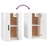 Minimalistischer Schwebender TV-Schrank 2 Stück, Wandschrank, 40x34,5x60 Cm
