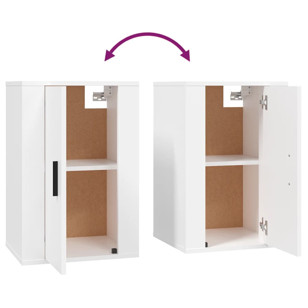 Minimalistischer Schwebender TV-Schrank 2 Stück, Wandschrank, 40x34,5x60 Cm