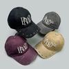 Spring And Summer Personalized Rivet Embroidery Letter Baseball Cap Men And Women Sunshade Hole Wind Street Niche Cap
