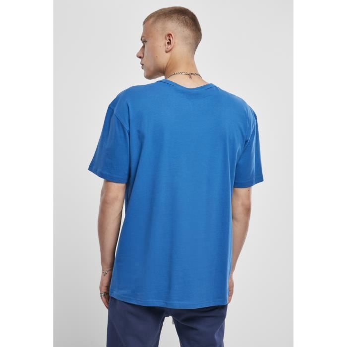 T-shirt Oversized - Urban Classics - Bleu - 100% Coton - Manches Courtes - Col Arrondi