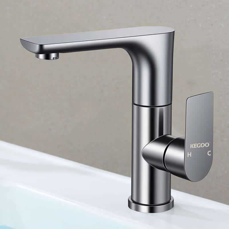 KEGOO K1103 Stainless Steel Tall Rotating Basin Faucet