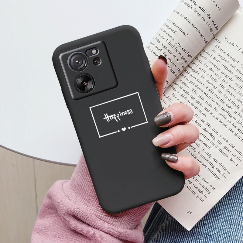 For Xiaomi 13T Pro Case TPU Soft Silicone Coque Flower Pattern Cartoon Painted Phone Cover For Xiaomi 13T Back Protection Capa