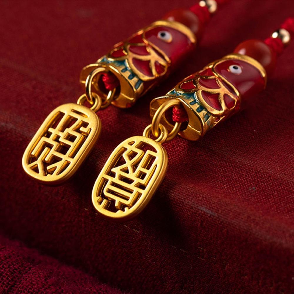 Good Luck Koi Mobile Phone Chain Chinese Style Koi Mobile Phone Strap Mobile Phone Decor