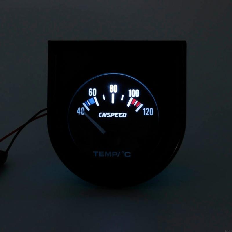 

2025 New 2 52mm Black Car Auto Digital LED Water Temp Temperature Gauge 40-120℃ New чёрный